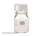 DURAN Bottle Round White with Clear Screw Cap (Botol Bulat / Botol Lab)