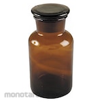 LAB SAFETY SUPPLY Bottle Wide Mouth Round Glass (Botol Lab)