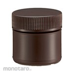 Mizuho Kasei Wide-mouth bottle, PE, brown