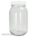 Qorpak Bottle Glass Round Wide Mouth (Botol Lab)