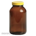 Qorpak Bottle Wide Mouth Round Glass (Botol Lab)