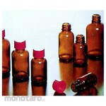 SANSYO Glass narrow mouth screw bottle white