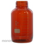 SIBATA SCIENTIFIC TECHNOLOGY Heat-resistant screw-top bottle, wide mouth, brown, bottle only