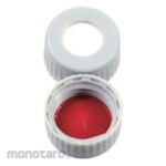Thermo Fisher Scientific AVCS Screw Cap with Septum (9-425) 1mm Red/White Slit (Crimp Type)/Gray 6PSC9STBS1 Series