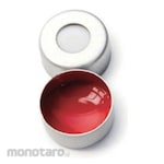 Thermo Fisher Scientific Crimp cap with septum (ND11) PTFE (red)/silicone (white) 1.3mm silver CHCC11-30 series