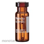 Thermo Fisher Scientific Crimp vial (ND11) Amber with label 0.3mL Glass (with glass insert) 6PCV1103 series