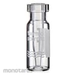 Thermo Fisher Scientific Crimp vial (ND11) transparent, labeled, 0.3mL, glass (with glass insert) 6PCV11-03 series