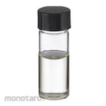 WHEATON CLEAR Glass with Black Phenolic Cap
