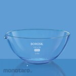 BOROSIL Dishes Evaporating Flat Bottom with Pour Out