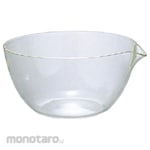 SANSYO Glass Evaporating Dish Flat Bottom