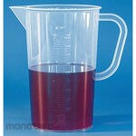 BRAND Beaker PP Graduated with Handle and Spout (Gelas Kimia)