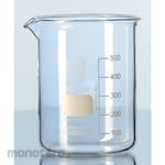 DURAN Beaker Glass Low Form with Spout (Gelas Kimia)