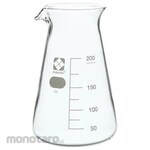 SIBATA SCIENTIFIC TECHNOLOGY Shibata Conical Beaker with Graduations, 200ml, 010050-200A