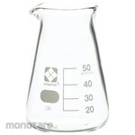 SIBATA SCIENTIFIC TECHNOLOGY Shibata Conical Beaker with Graduations, 50ml, 010050-50A