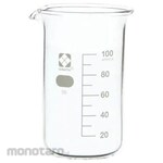 SIBATA SCIENTIFIC TECHNOLOGY Shibata Tall Beaker with Graduations, 100ml, 010040-100A