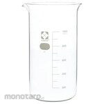 SIBATA SCIENTIFIC TECHNOLOGY Shibata Tall Beaker with Graduations, 1L, 010040-1000A