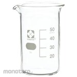 SIBATA SCIENTIFIC TECHNOLOGY Shibata Tall Beaker with Graduations, 50ml, 010040-50A