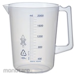 TRUSCO Beaker PP Blue Scale with Handle (Gelas Kimia)
