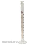 AS ONE Hard Glass Measuring Cylinder with Stopper, Chinese Calibration Certificate Included