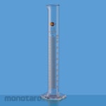 BOROSIL Graduated Cylinder Class A Single Metric Scale with Spout and Hexagonal Base (Gelas Ukur Lab)