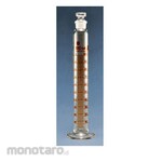 IWAKI (AGC Technoglass) New Excellent Measuring Cylinder with Stopper, Calibration Certificate Included, CYLWS Series
