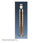 IWAKI (AGC Technoglass) New Standard Stoppered Measuring Cylinder, CYLWS Series, with English Calibration Certificate