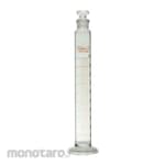 IWAKI Graduated Cylinder Class A with Amber Scale, Glass Stopper and Batch Certificate (Gelas Ukur Lab)