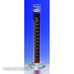 PYREX Graduated Cylinder Lifetime Red Single Metric Scale with Reinforced Bead (Gelas Ukur Lab)