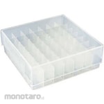 BM Equipment 49-place Freezer Rack w/ lid, slotted base, Clear BMSC0200556 series