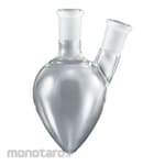 AS ONE Two-Necked Pear-Shaped Flask