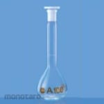 BOROSIL Flasks Volumetric with Interchangeable PP & Solid Glass Stopper Accuracy as per Class A with Batch Certificate