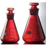Cosmo Speed Erlenmeyer flask with stopper (brown) 1563 series