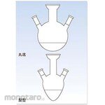 Cosmo Speed Three-necked pear-shaped flask for distillation 35/20-12/18 1518 series