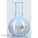 DURAN Boiling Flask Flat Bottom Narrow Neck With Beaded Rim