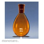 IWAKI (AGC Technoglass) Standard Ground Joint Eggplant Shaped Flask Brown B-Nasugjfk Series
