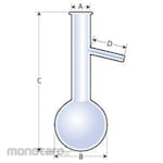 NARIKA Branched flask only