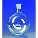 PYREX Boiling Flask Round Bottom Short Neck (Labu Reaksi)