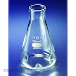 PYREX Erlenmeyer Flask Baffled (Labu Reaksi)