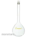 SIBATA SCIENTIFIC TECHNOLOGY Shibata Glass Volumetric Flask, Brown Graduations, 2000ml, 020060-2000