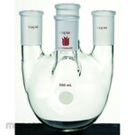 Synthware Four-Neck Round-Bottom Flask With Vertical Side Necks
