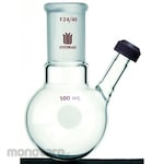 Synthware Round Bottom Flask With Threaded Side Inlet