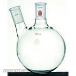 Synthware Two Neck Round Bottom Flask With Angled Side Neck