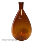 AS ONE Common Sliding Eggplant-Shaped Flask (Amber)