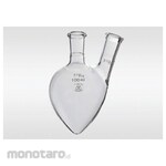 SANSYO Transparent two-necked pear flask