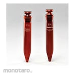 IWAKI (AGC Technoglass) Transparent Ground Joint Centrifuge Tube Cone with Stopper Brown