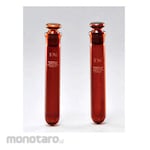 IWAKI (AGC Technoglass) Transparent Ground Joint Centrifuge Tube Round-Bottom with Stopper Brown