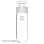 SIBATA SCIENTIFIC TECHNOLOGY Common Mating Common Stopper Centrifugal Sedimentation Tube Round Bottom Type with Flat Stopper