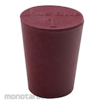 AS ONE Red Rubber Stopper