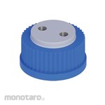 Cole Parmer Spex VapLock Solvent Delivery Cap With Port Thread Inserts GL45