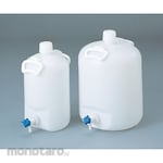 AS ONE Bottle PE with Stopcock no Scale (Botol Lab dengan Keran)
